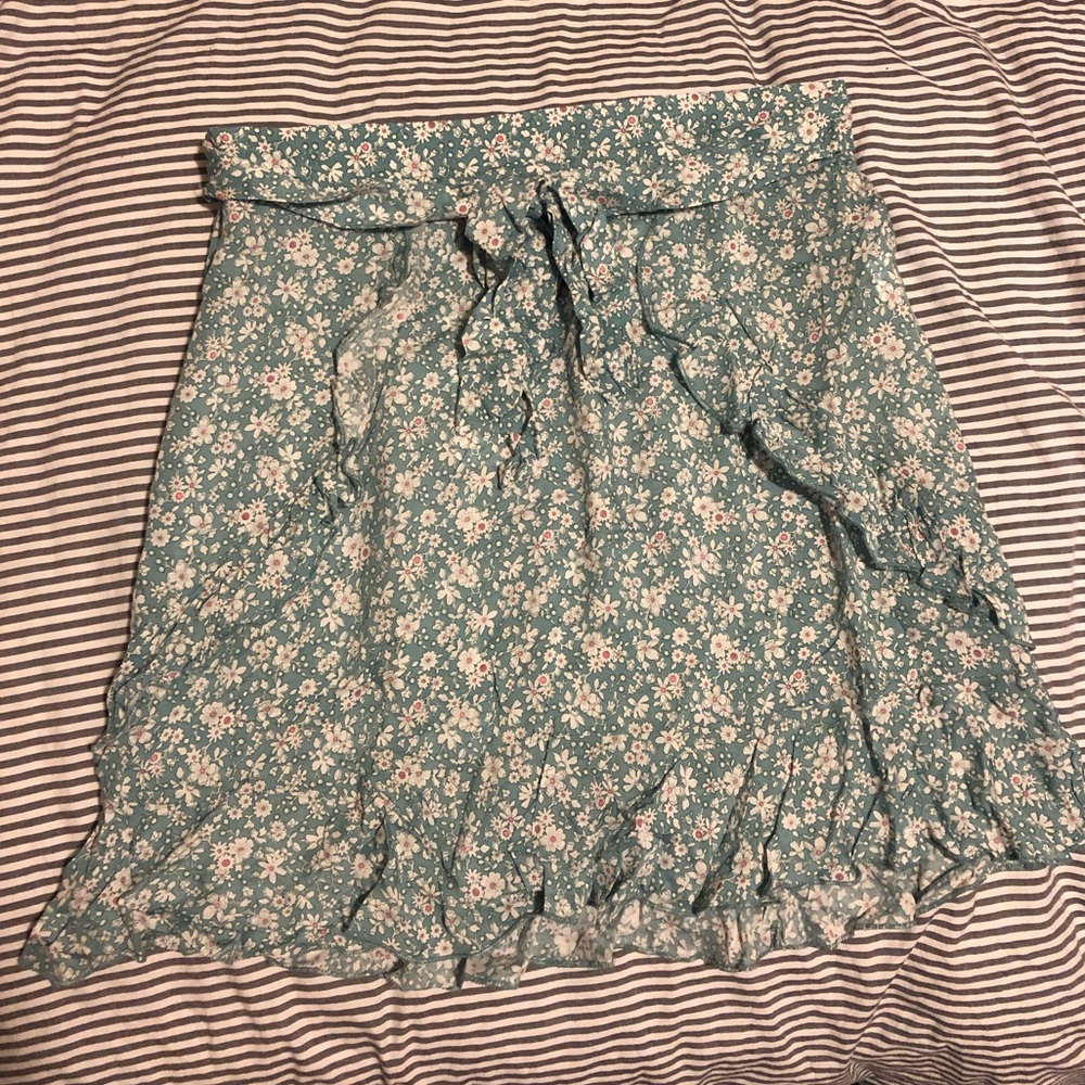 Summer green skirt